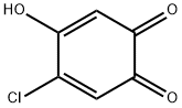 3,5-Cyclohexadiene-1,2-dione,  4-chloro-5-hydroxy- Struktur