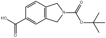 2-(TERT-BUTOXYCARBONYL)ISOINDOLINE-5-CARBOXYLIC ACID Struktur