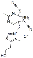 Thiamine thiocyanate Struktur