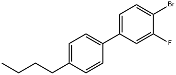 4''-BUTYL-4-BROMO-3-FLUOROBIPHENYL Struktur