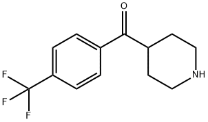 (PIPERIDIN-4-YL)(4-TRIFLUOROMETHYLPHENYL)METHANONE Struktur