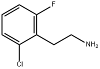 2-CHLORO-6-FLUOROPHENETHYLAMINE Struktur