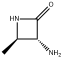 2-Azetidinone,3-amino-4-methyl-,trans-(9CI) Struktur