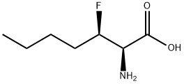 Heptanoic acid, 2-amino-3-fluoro-, [R-(R*,R*)]- (9CI) Struktur