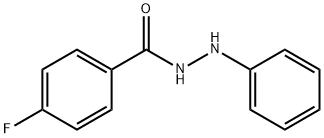 p-Fluorobenzoic acid 2-phenylhydrazide Struktur