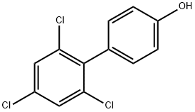 4-HYDROXY-2',4',6'-TRICHLOROBIPHENYL Struktur