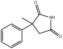 ALPHA-METHYL-ALPHA-PHENYLSUCCINIMIDE Struktur