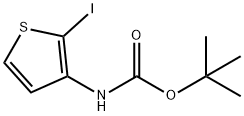 TERT-BUTYL 2-IODOTHIOPHEN-3-YLCARBAMATE Struktur