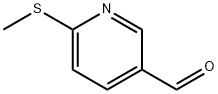 3-Pyridinecarboxaldehyde, 6-(methylthio)- (9CI) Struktur