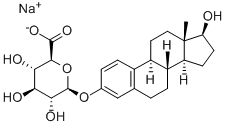 1,3,5[10]-ESTRATRIENE-3,17BETA-DIOL 3-GLUCURONIDE SODIUM SALT Struktur