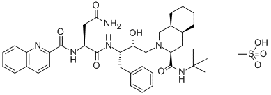 SAQUINAVIR MESYLATE