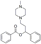 [3-(4-methylpiperazin-1-yl)-1-phenyl-propyl] benzoate Struktur