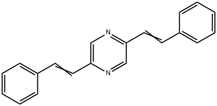 2,5-DISTYRYLPYRAZINE Struktur