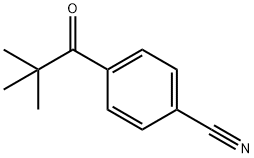 4'-CYANO-2,2-DIMETHYLPROPIOPHENONE Struktur