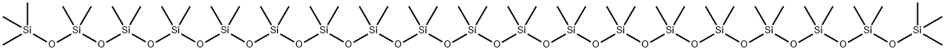 TETRACONTAMETHYLNONADECASILOXANE Struktur