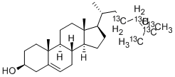 CHOLESTEROL-13C5 Struktur