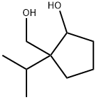 Cyclopentanemethanol, 2-hydroxy-1-(1-methylethyl)- (9CI) Struktur