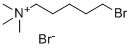 (5-BROMOPENTYL)TRIMETHYLAMMONIUM BROMIDE Structure