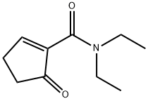 1-Cyclopentene-1-carboxamide,  N,N-diethyl-5-oxo- Struktur