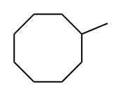 METHYLCYCLOOCTANE Struktur