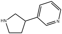 3-Pyrrolidin-3-ylpyridine Struktur