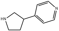 4-PYRROLIDIN-3-YL-PYRIDINE Struktur