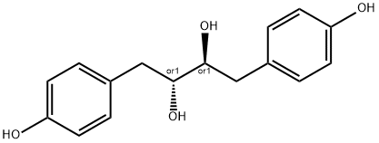 1,4-di-(4-hydroxyphenyl)-2,3-butanediol Struktur