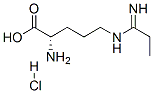 L-N5-(1-IMINOPROPYL) ORNITHINE (HYDROCHLORIDE) Struktur