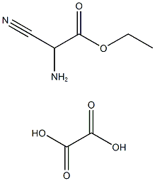 ethyl 2-amino-2-cyanoacetate oxalate Struktur