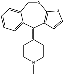 Pipethiadene Struktur