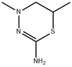 5,6-Dihydro-4,6-dimethyl-4H-1,3,4-thiadiazin-2-amine Struktur