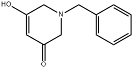 1-Benzyl-5-hydroxy-1,2,3,6-tetrahydropyridin-3-one Struktur