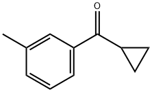 CYCLOPROPYL 3-METHYLPHENYL KETONE Struktur