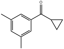 CYCLOPROPYL 3,5-DIMETHYLPHENYL KETONE Struktur