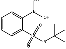 2-(tert-Butylamino)sulfonylphenylboronic acid Structure