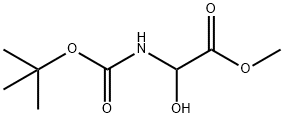 Acetic acid, [[(1,1-dimethylethoxy)carbonyl]amino]hydroxy-, methyl ester (9CI) Struktur