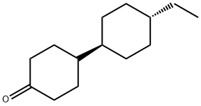 trans-4′-Ethyl-1,1′-bicyclohexyl-4-on Struktur