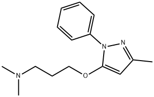 5-[3-(Dimethylamino)propoxy]-3-methyl-1-phenyl-1H-pyrazole Struktur