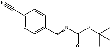 (4-CYANO-BENZYLIDENE)-CARBAMIC ACID TERT-BUTYL ESTER Struktur