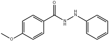 p-Methoxybenzoic acid 2-phenylhydrazide Struktur