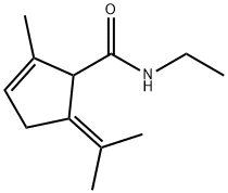 2-Cyclopentene-1-carboxamide,  N-ethyl-5-isopropylidene-2-methyl-  (8CI) Struktur