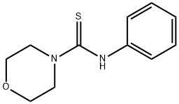 N-PHENYL-4-MORPHOLINECARBOTHIOAMIDE Struktur