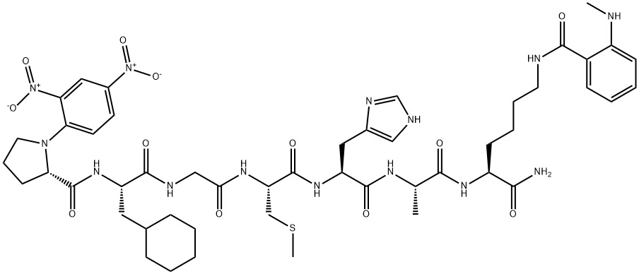 MMP-1/MMP-9 SUBSTRATE, FLUOROGENIC Struktur