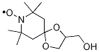 2-(Hydroxymethyl)-7,7,9,9-tetramethyl-1,4-dioxa-8-azaspiro[4.5]dec-8-yloxy Struktur