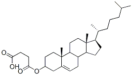 CHOLESTERYL HYDROGEN SUCCINATE Struktur