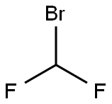 BROMODIFLUOROMETHANE Struktur