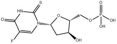 5-fluoro-2-thio-2'-deoxyuridylate Struktur