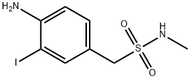 (4-AMINO-3-IODOPHENYL)-N-METHYLMETHANESULFONAMIDE Struktur