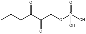 2,3-diketo-1-phosphohexane Struktur