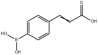 4-(2-CARBOXYVINYL)BENZENEBORONIC ACID Struktur